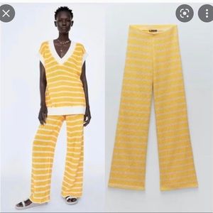 Brand new Zara vest and pant set no tags